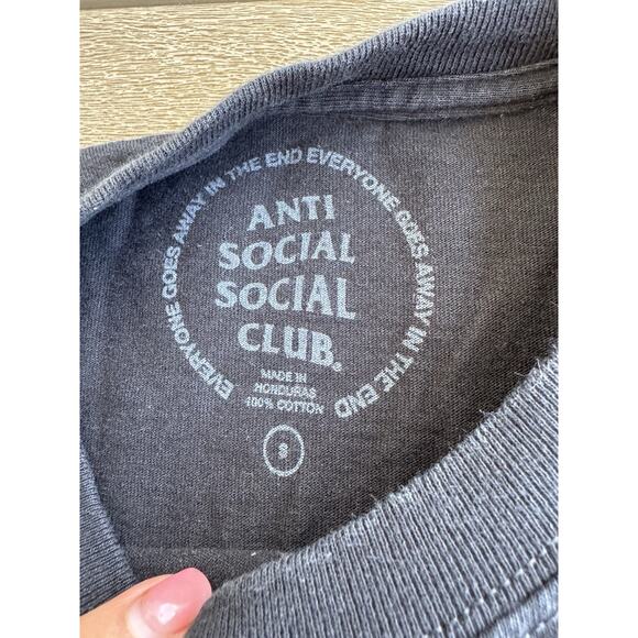 Authentic Anti Social Social Club Forever And Never long Sleeve Tee Shirt Small - Picture 4 of 4